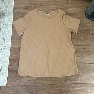 Old navy ribbed tan top